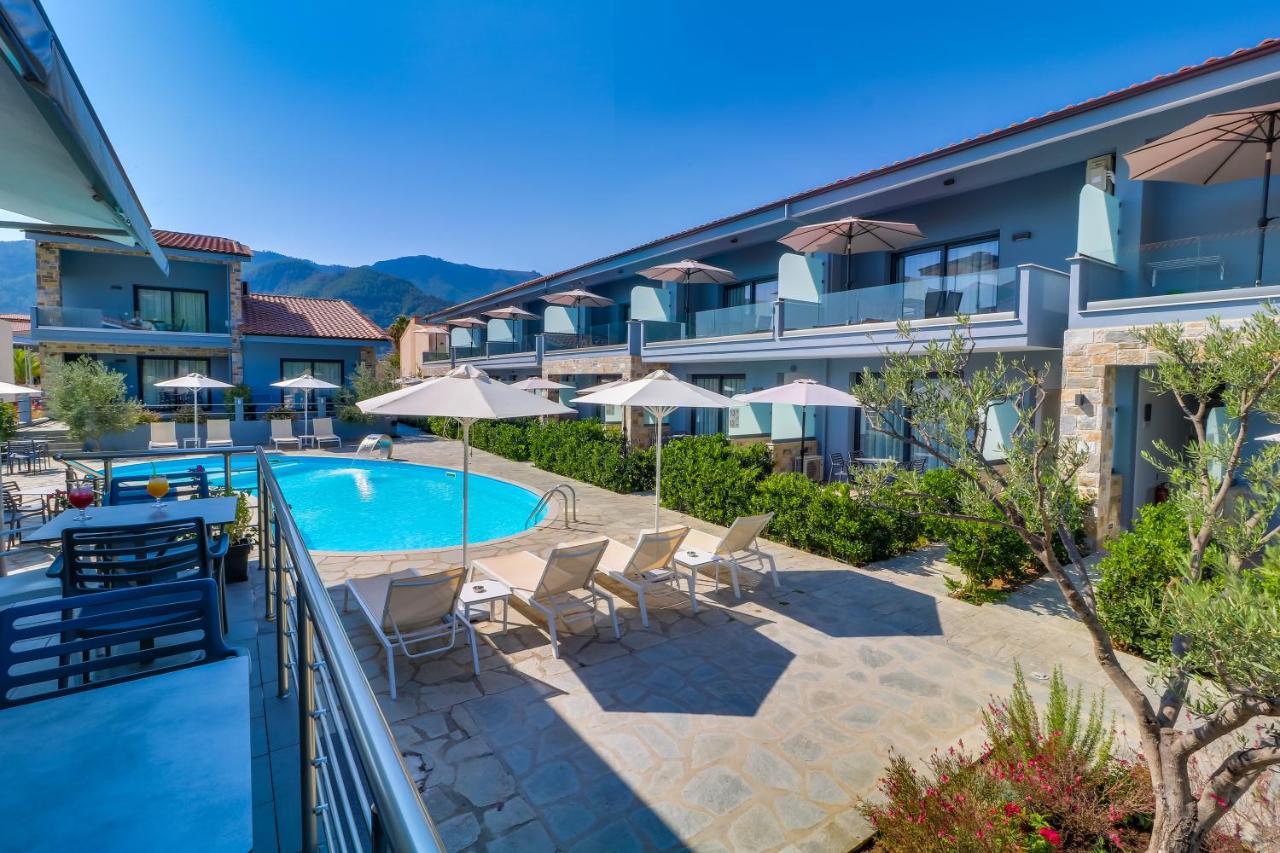 Theros Villas & Suites Chrisi Ammoudia Esterno foto